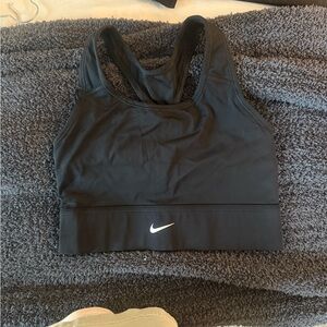 Nike Black Sports Bra with Racerback Design